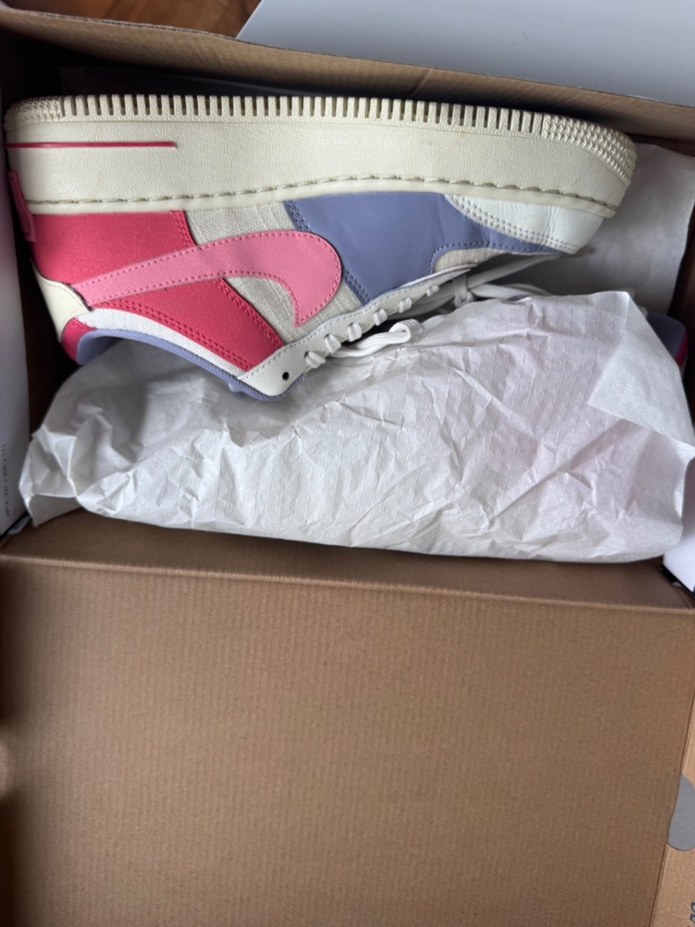 Nike Air Force 1 Shadow "Coconut Milk" sneakers Sz 6,5 with box - Picture 13 of 16
